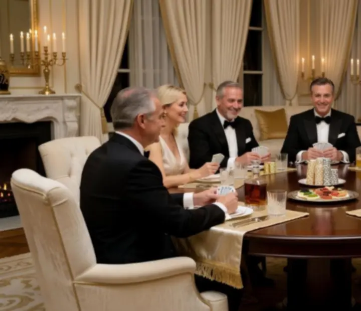 VIP pokerový večer v luxusním salónku