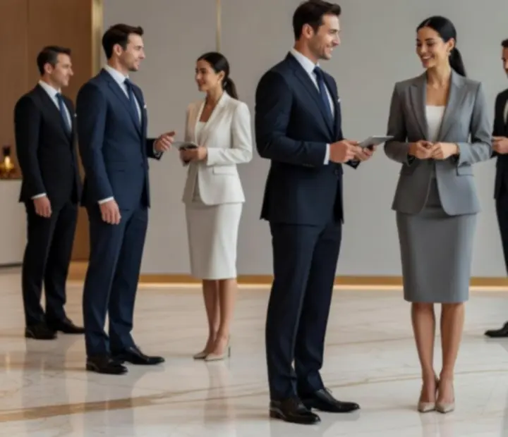 Tým concierge a produkce pro VIP event
